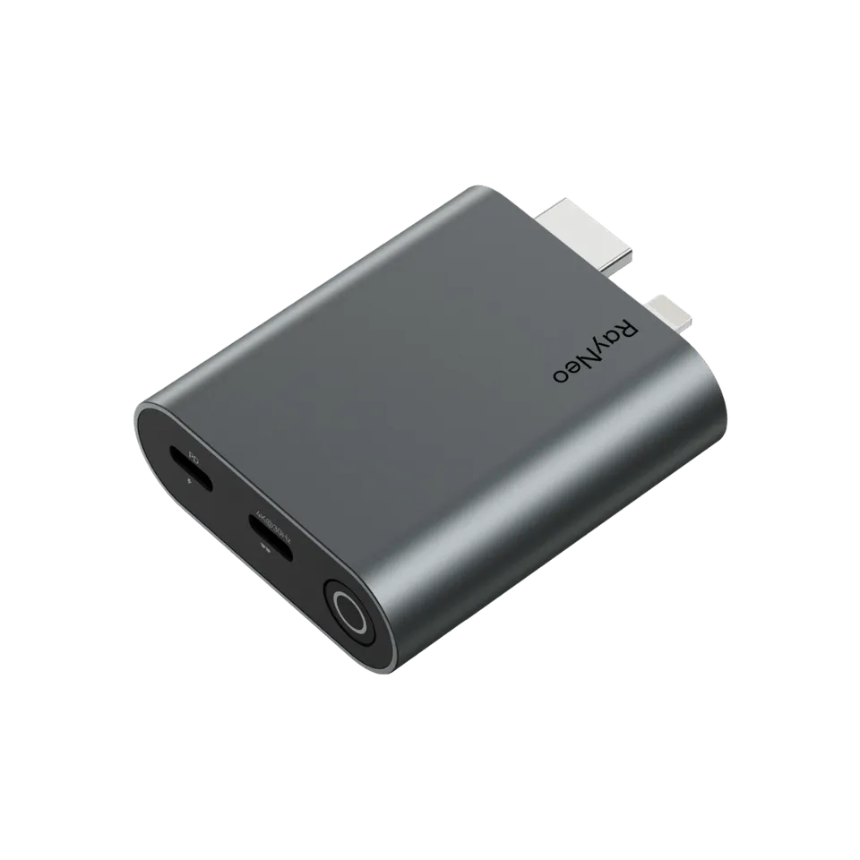 rayneo-hdmi-adapter-f-r-ar-brillen-4k-30hz-mit-lade-funktion-f-r-hdmi-und-lightn image 1
