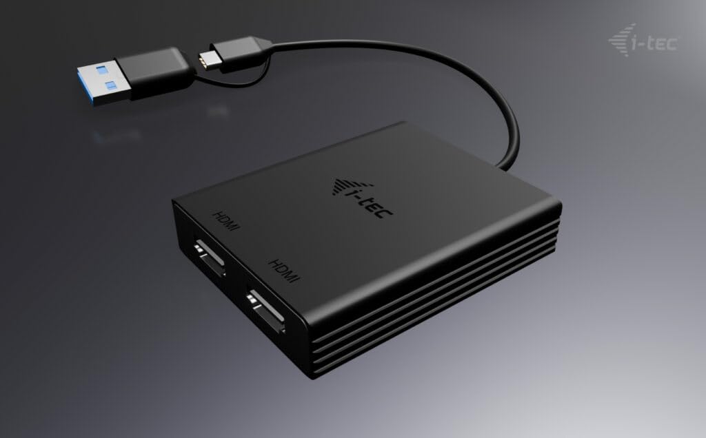 i-tec-cadual4kdp-videoadapter-usb-c-stecker-zu-displayport-buchse-dual-4k image 4