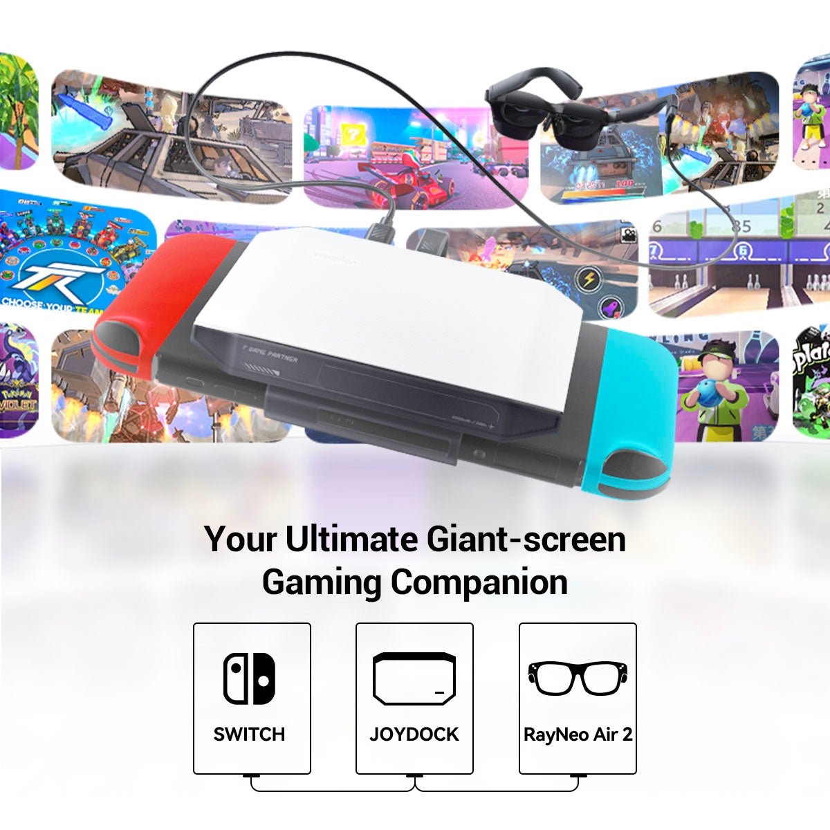 rayneo-joydock-gaming-adapter-f-r-air-series-ar-brillen-nintendo-switch-switch-2 image 2