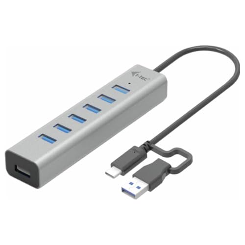 i-tec-usb-c-hub-7-port-7x-usb-a-3-2-gen1-mit-bc-1-2-schnellladung-30-cm-kabel image 2