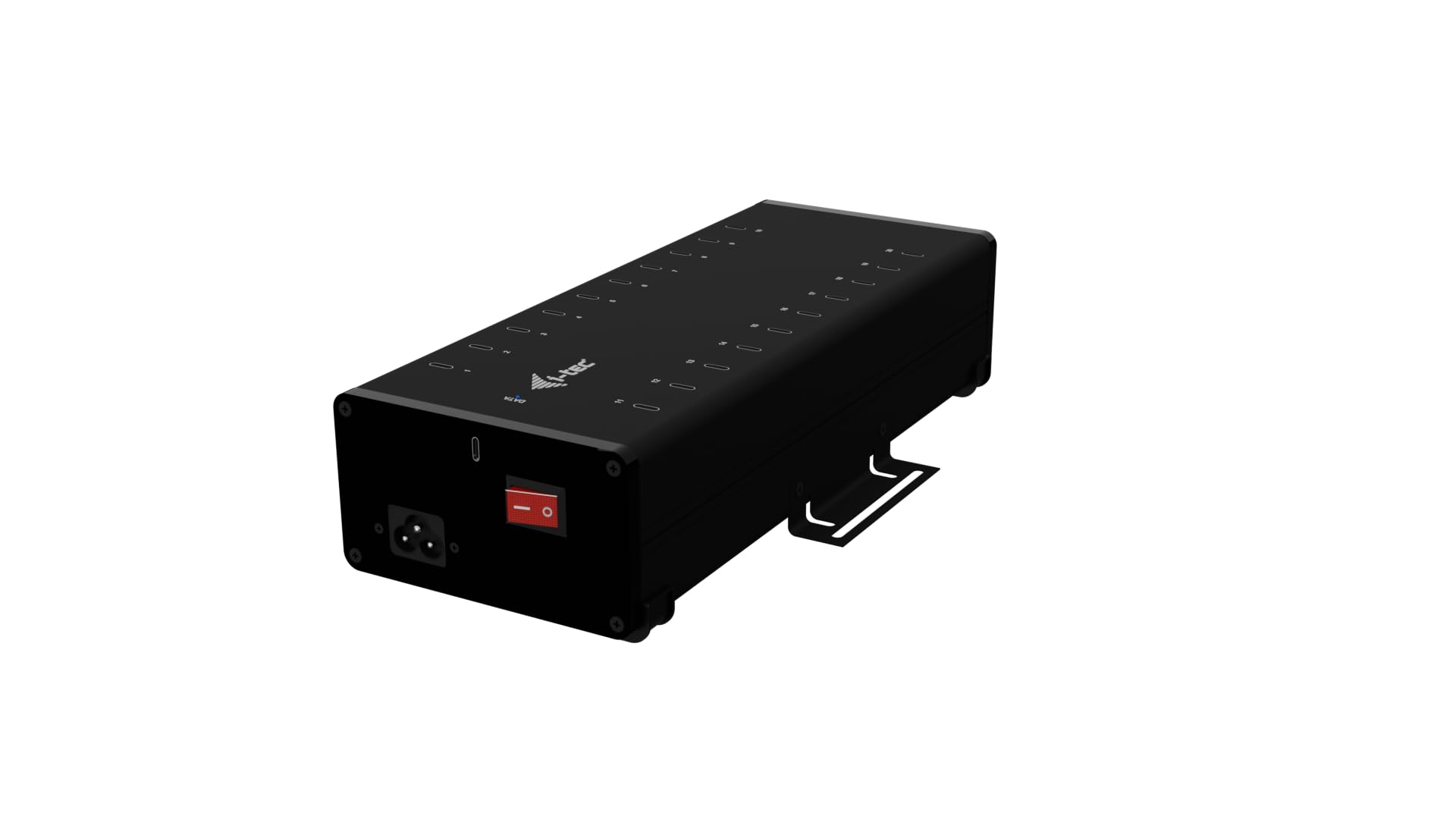 i-tec-usb-c-usb-a-metall-lade-und-daten-hub-20x-usb-c-15-w-pro-anschluss-360-w-n image 1