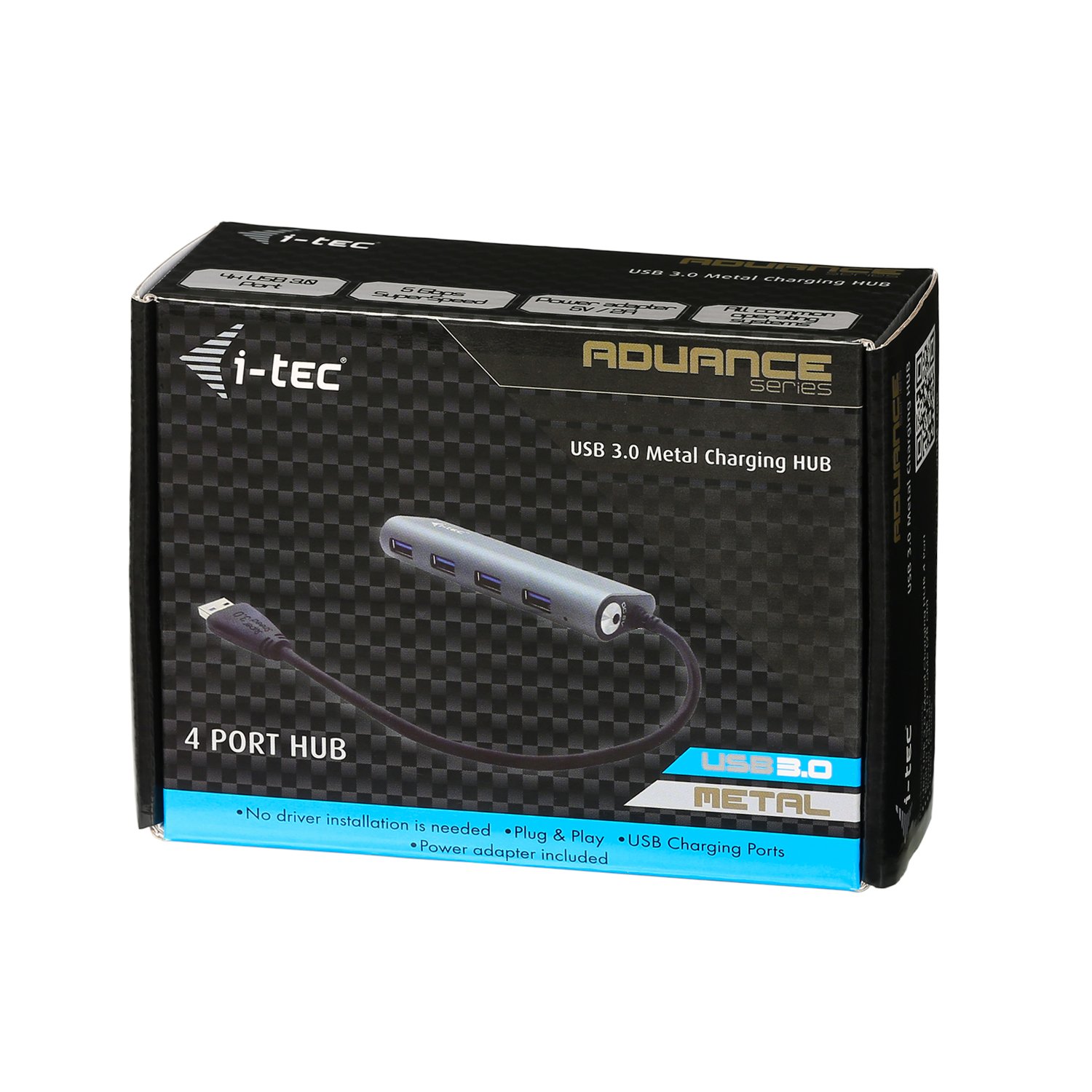 i-tec-usb-3-0-metal-charging-hub-4-port-mit-netzadapter-aluminium-design-5-gbps- image 6