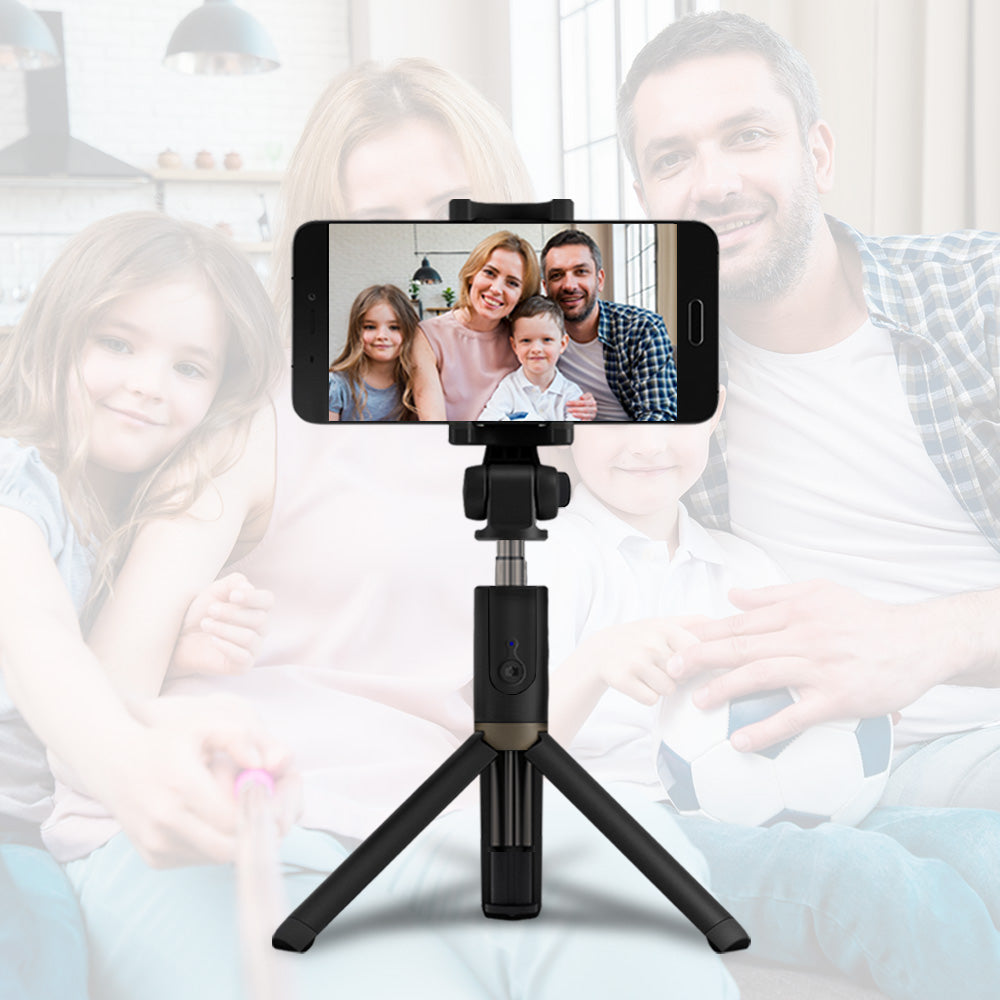 adonit-selfie-stick-mit-stativ-360-drehbar-ausziehbar-f-r-kamera-und-handy image 2