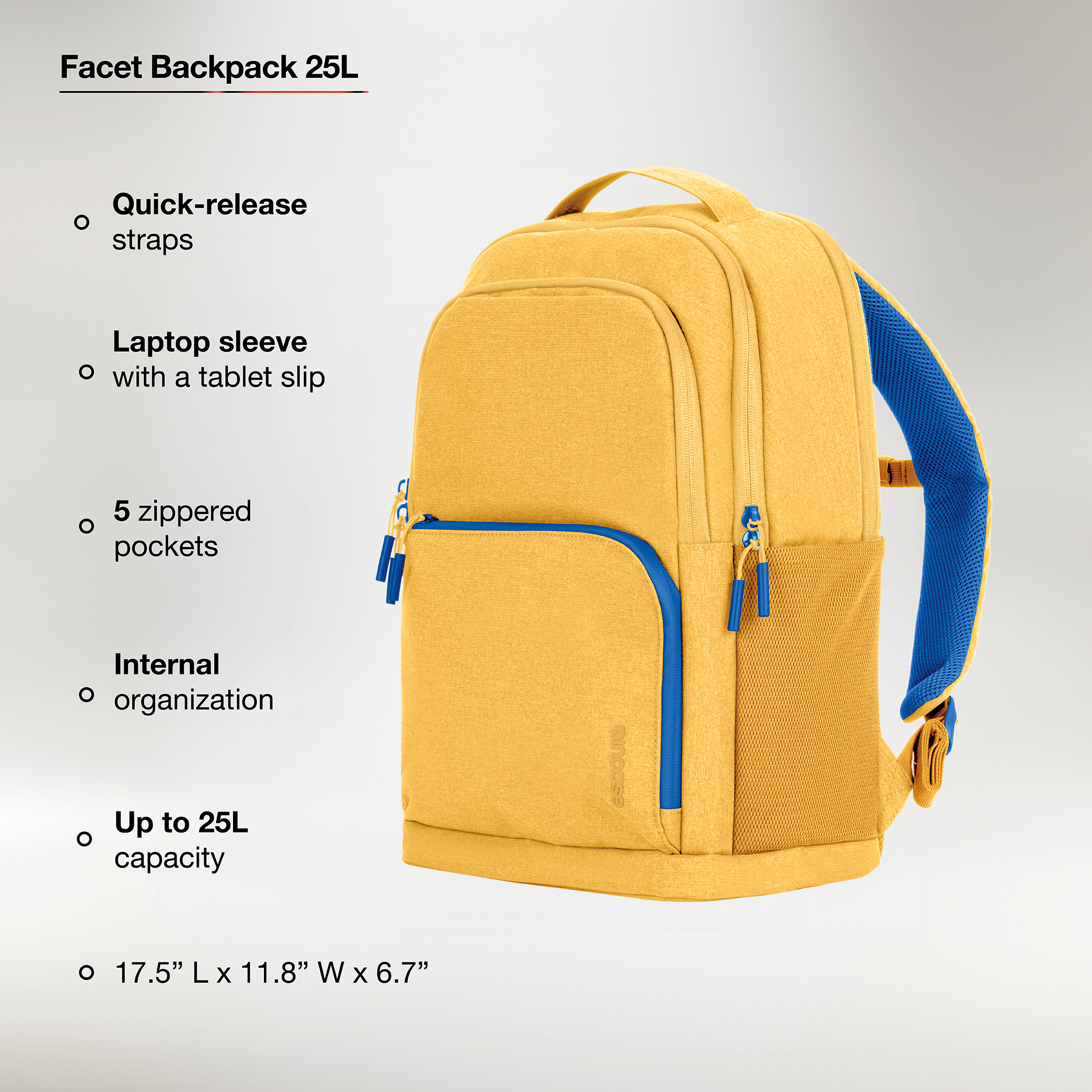 incase-facet-backpack-25l-leichter-rucksack-mit-quick-release-strap image 2