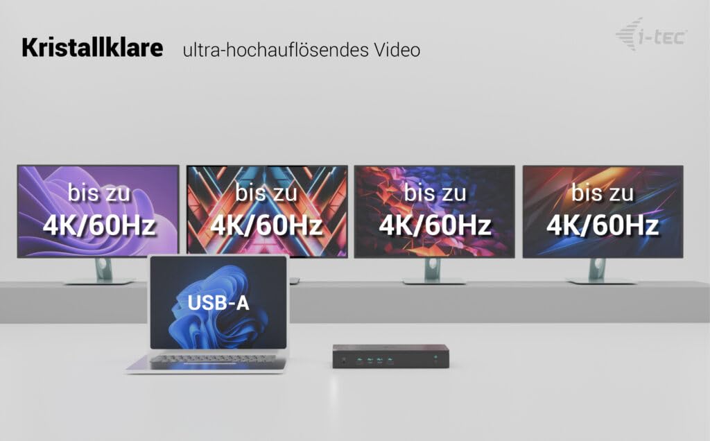 i-tec-universal-5x-4k-60hz-display-dockingstation-mit-100w-stromversorgung-2x-hd image 8