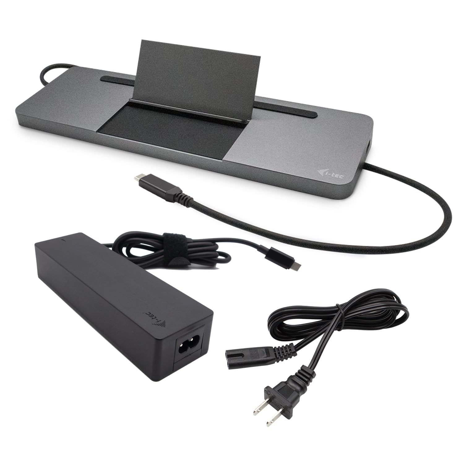 i-tec-usb-c-metal-ergonomic-4k-dockingstation-mit-3-fach-display-85w-power-deliv image 1