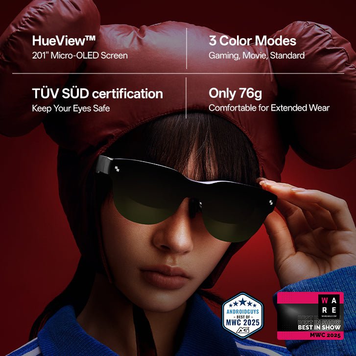 rayneo-air-3s-ar-brille-201-tragbares-kino-mit-hueview-micro-oled-und-opticare-a image 4