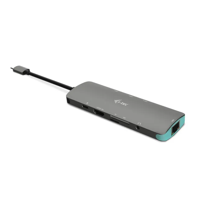 i-tec-usb-c-4k-metall-nano-docking-station-1x-hdmi-1x-glan-3x-usb-3-0-1x-sd-micr image 1