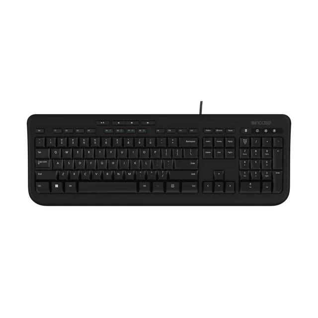 incase-designed-by-microsoft-wired-keyboard-600-kabelgebundene-tastatur-schwarz image 1