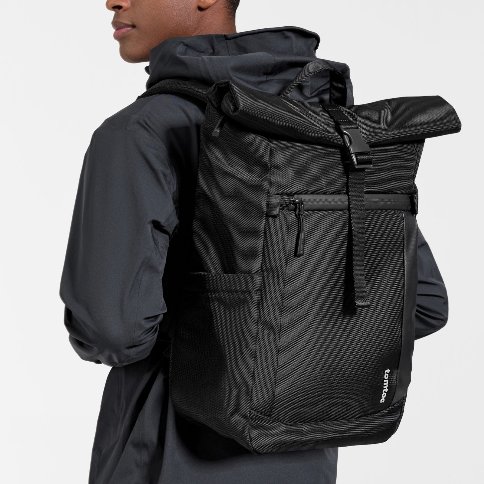 tomtoc-navigator-t61-rolltop-backpack-l-25-30-l-rucksack-f-r-17-3-zoll-laptop-un image 3