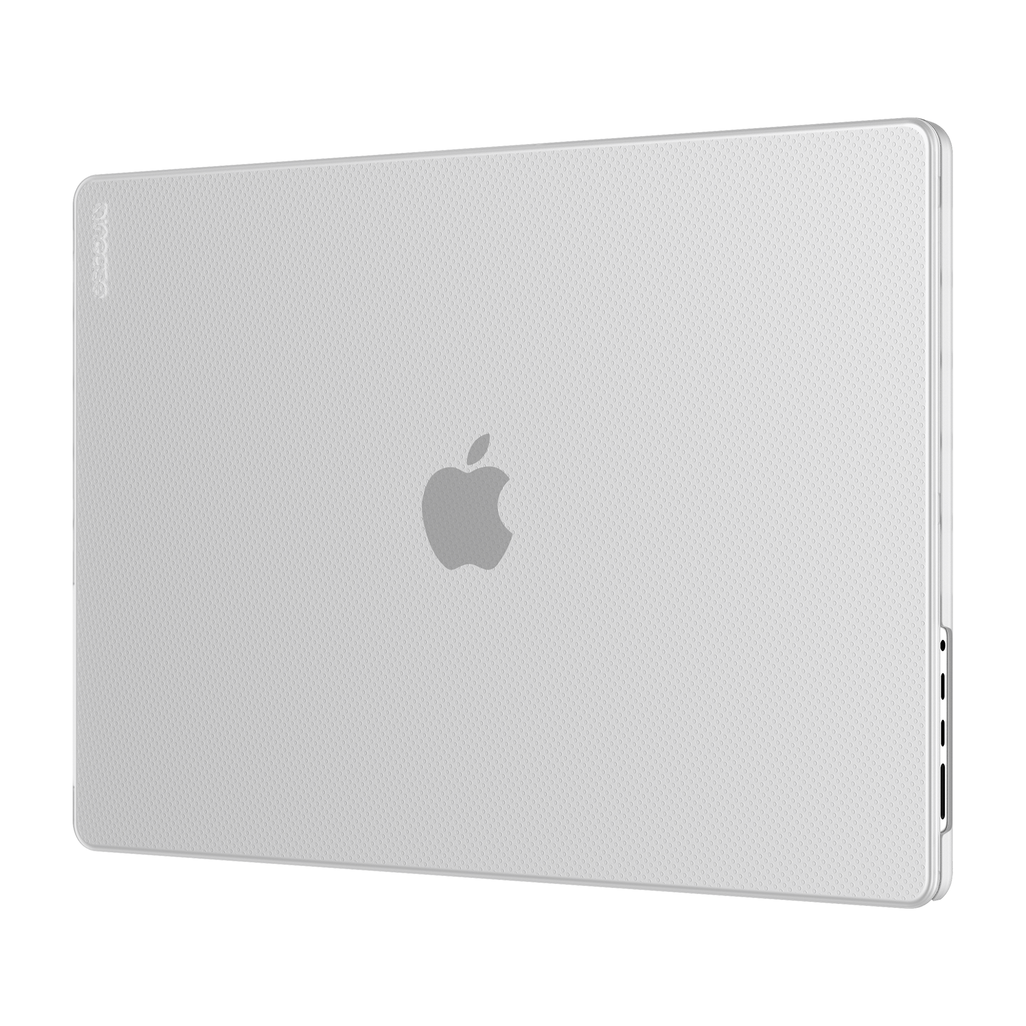 incase-dots-hardshell-mit-makrolon-f-r-macbook-pro-16-transparent-schwarz image 1