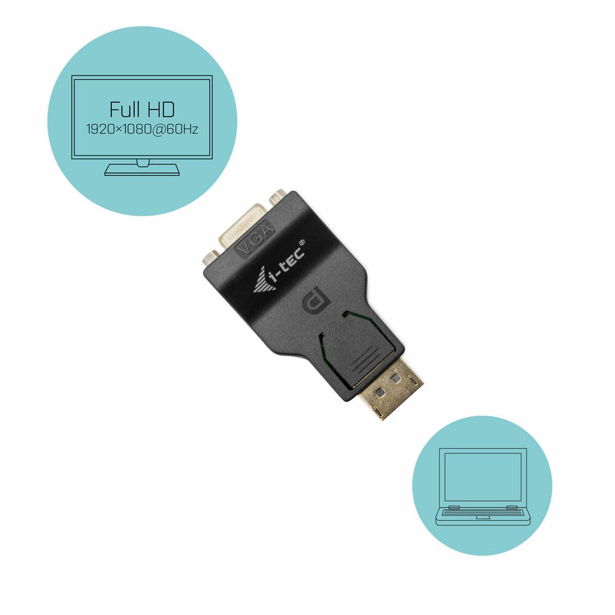 i-tec-displayport-auf-vga-adapter-bis-zu-1920-1080-60-hz image 3