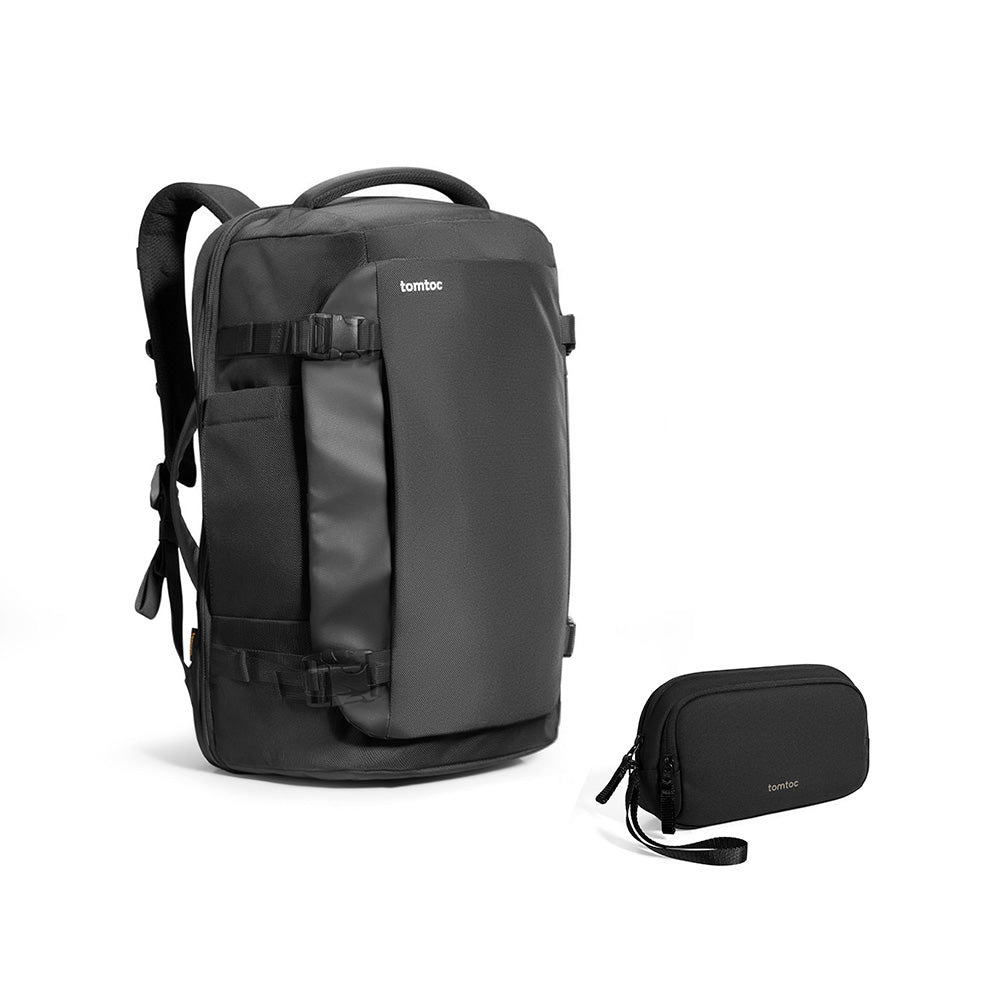 tomtoc-travel-storage-bundle-m-navigator-t66-40l-rucksack-light-t12-zubeh-rtasch image 1