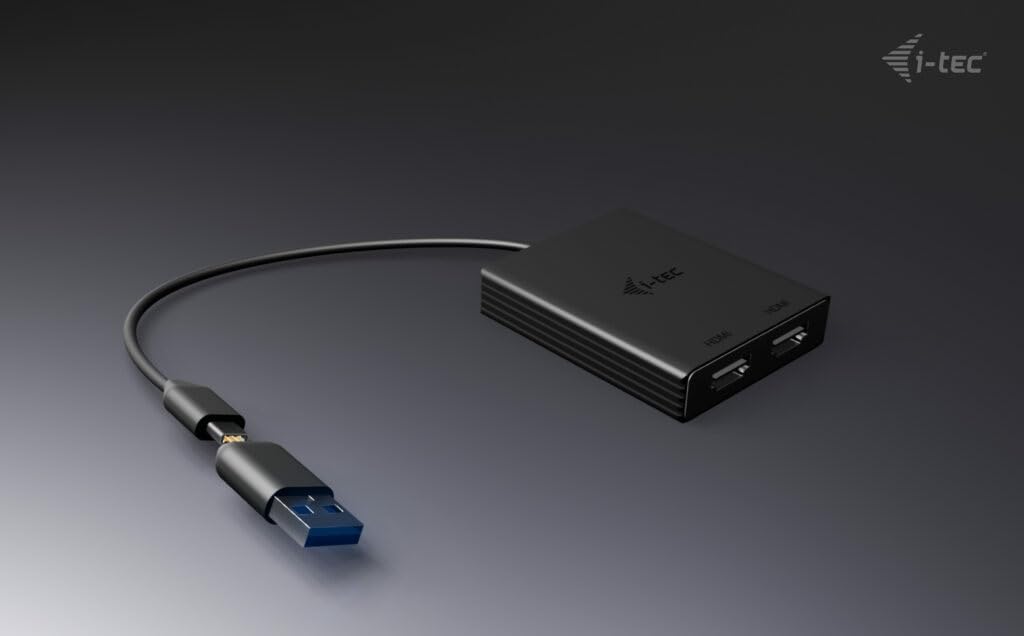 i-tec-cadual4kdp-videoadapter-usb-c-stecker-zu-displayport-buchse-dual-4k image 2