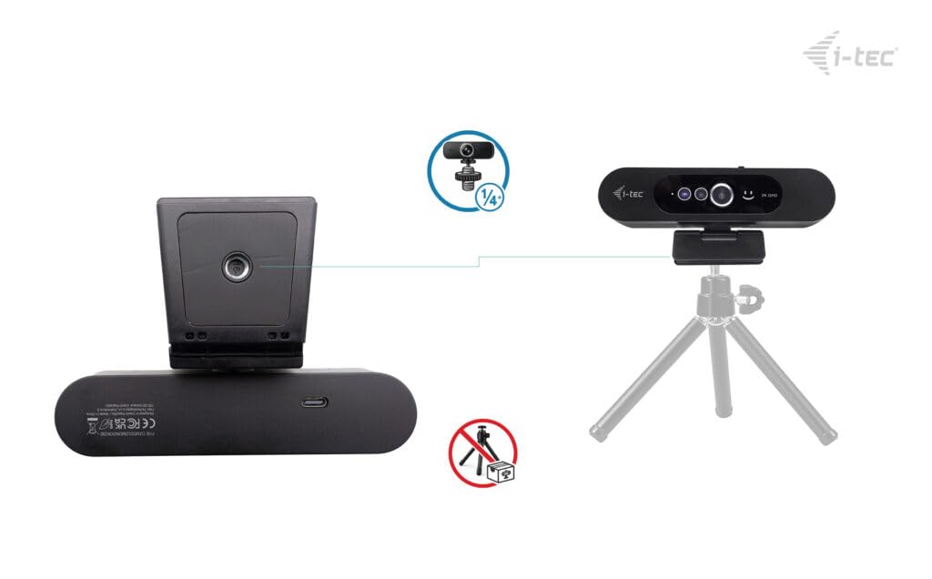 i-tec-solomon-wh200-webcam-2k-windows-hello-hochwertiges-mikrofon-datenschutzabd image 5