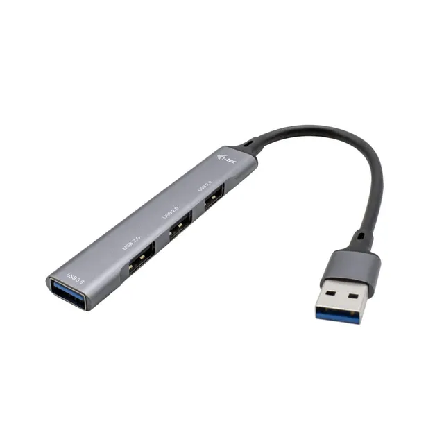 i-tec-usb-3-0-metal-hub-1x-usb-3-0-3x-usb-2-0-kompatibel-mit-laptops-tablets image 1