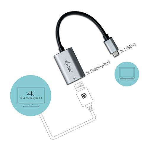 i-tec-usb-c-auf-displayport-metall-adapter-60hz-4k-ultra-hd-thunderbolt-3-kompat image 8