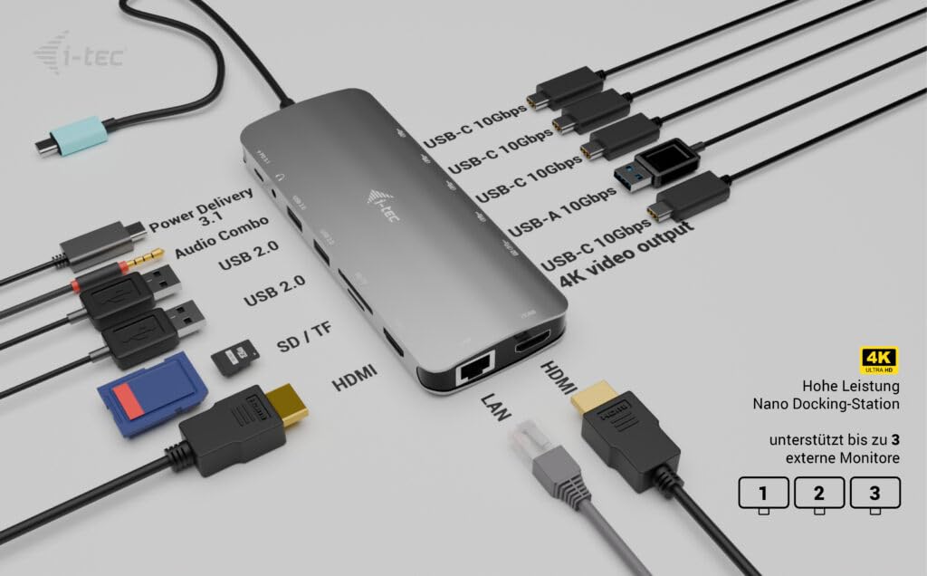 i-tec-nano-dock-dockingstation-usb-c-usb4-thunderbolt-3-4-2x-hdmi-usb-c-video-1g image 4