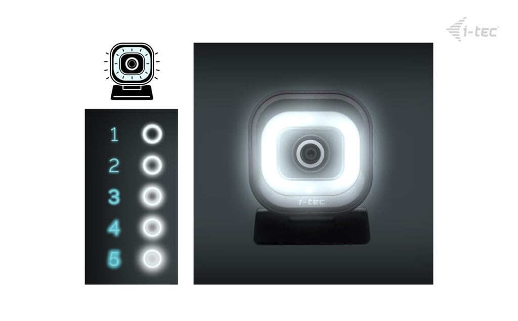 i-tec-solomon-700-stream-4k-webcam-mit-led-ringlicht-pdaf-autofokus-und-zwei-mik image 6