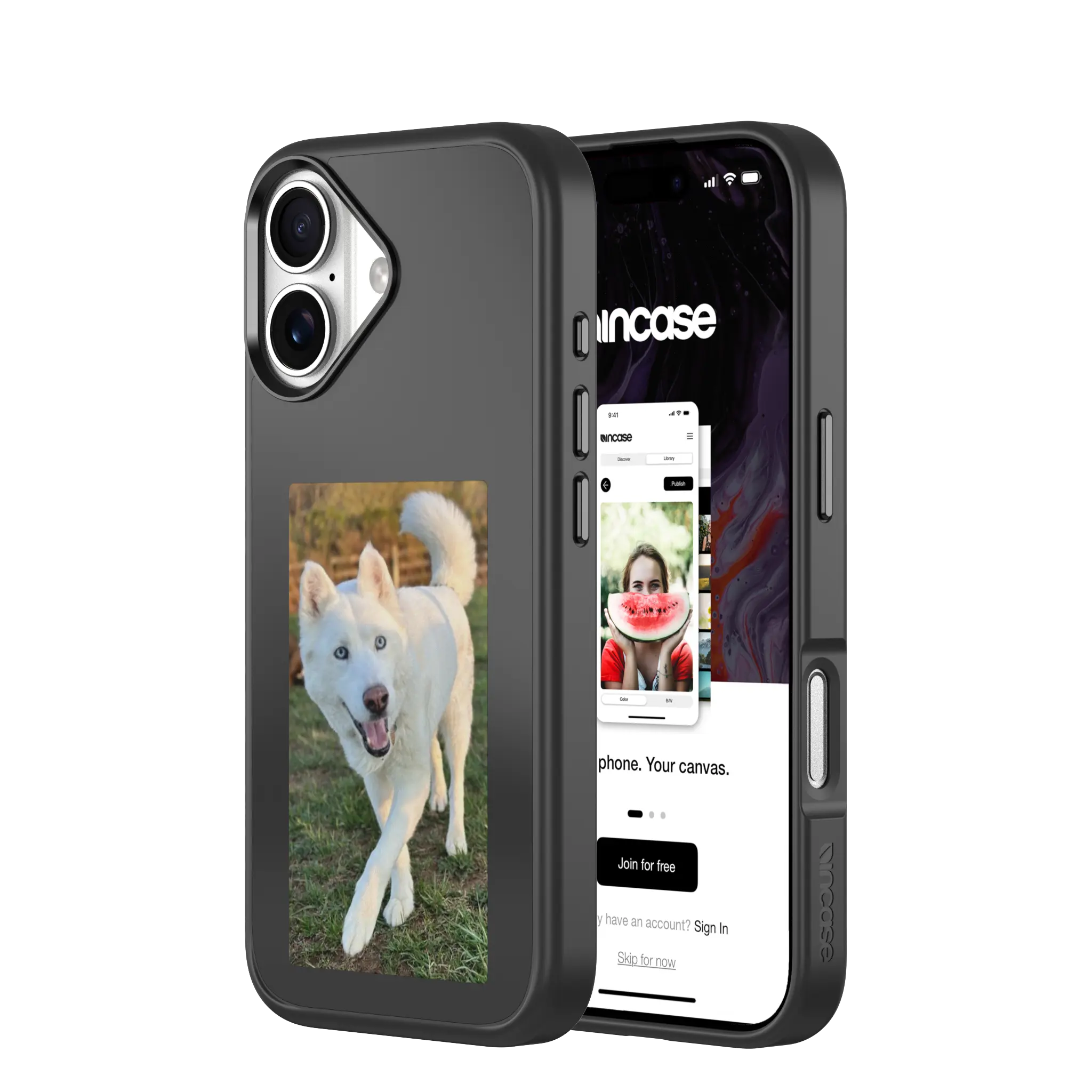 incase-my-flip-screen-case-f-r-iphone-17-e-ink-display-h-lle-mit-nfc-magsafe-sli image 2