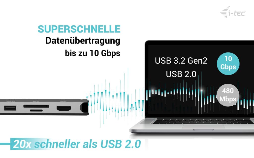 i-tec-nano-dock-dockingstation-usb-c-usb4-thunderbolt-3-4-2x-hdmi-usb-c-video-1g image 7