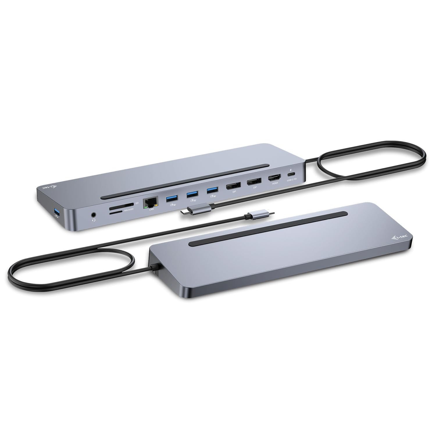 i-tec-usb-c-metall-ergonomische-dockingstation-3x4k-1x-hdmi-2x-displayport-4x-us image 1