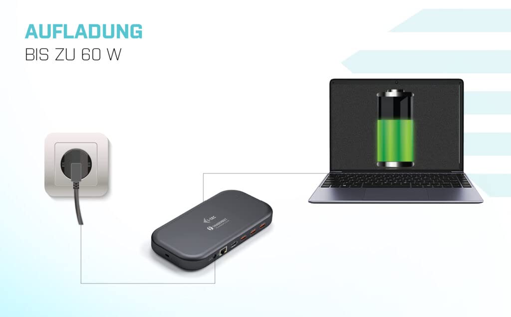 i-tec-thunderbolt-3-usb-c-dual-4k-docking-station-mit-usb-c-auf-displayport-kabe image 7
