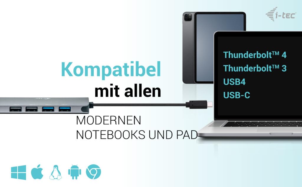 i-tec-usb-c-metal-nano-2x-hdmi-docking-station-pd-100w image 3