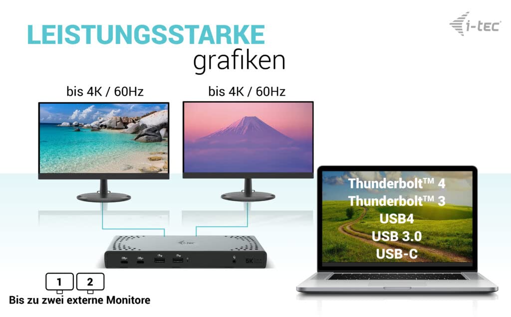 i-tec-usb-3-0-usb-c-thunderbolt-3-dual-display-docking-station-gen2-mit-100w-pow image 5