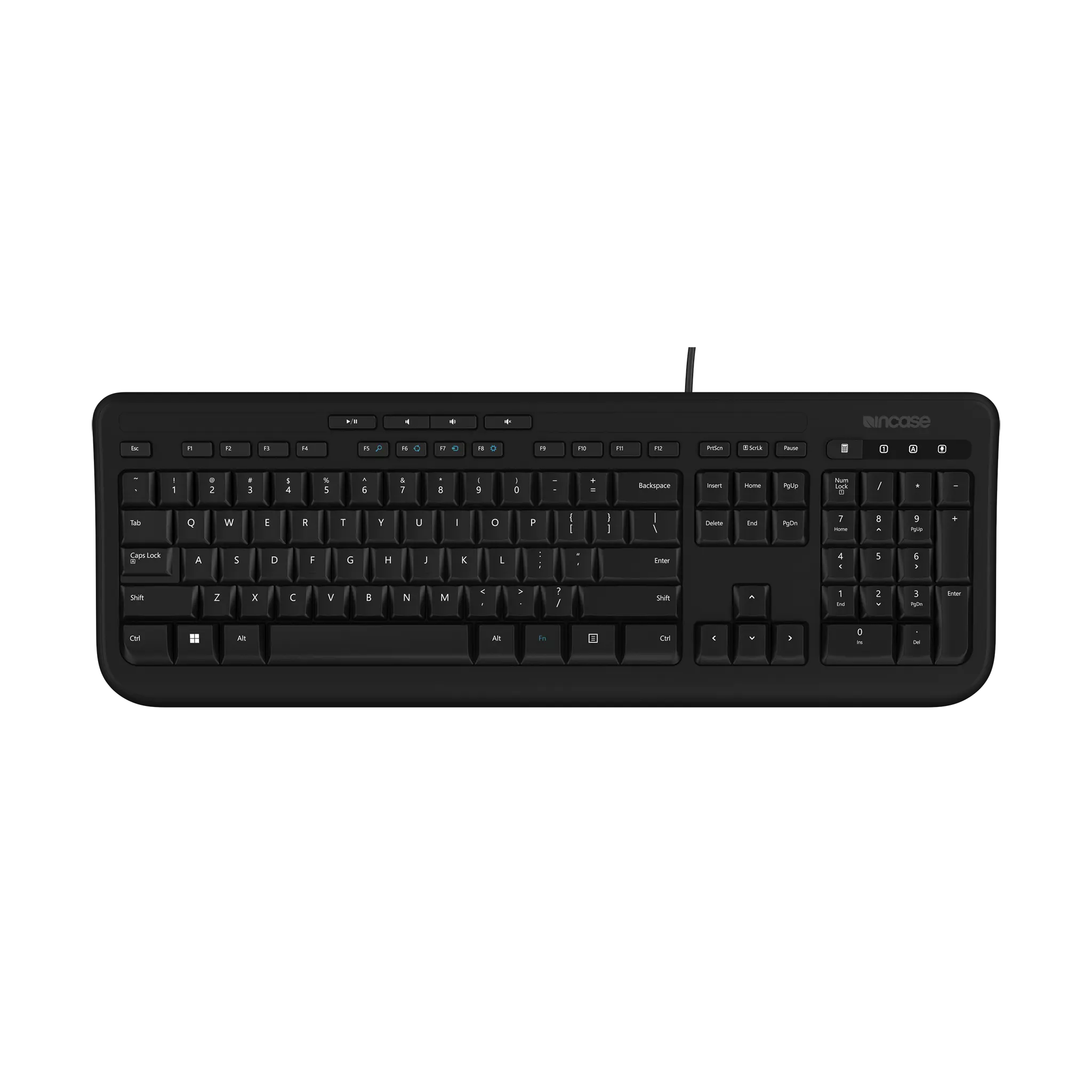 incase-designed-by-microsoft-wired-keyboard-600-kabelgebundene-tastatur-schwarz image 1