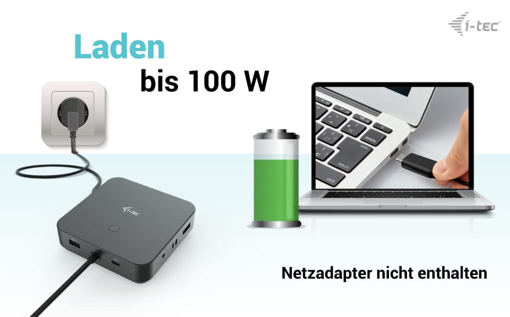 i-tec-usb-c-hdmi-dual-dp-docking-station-mit-power-delivery-100-w image 2