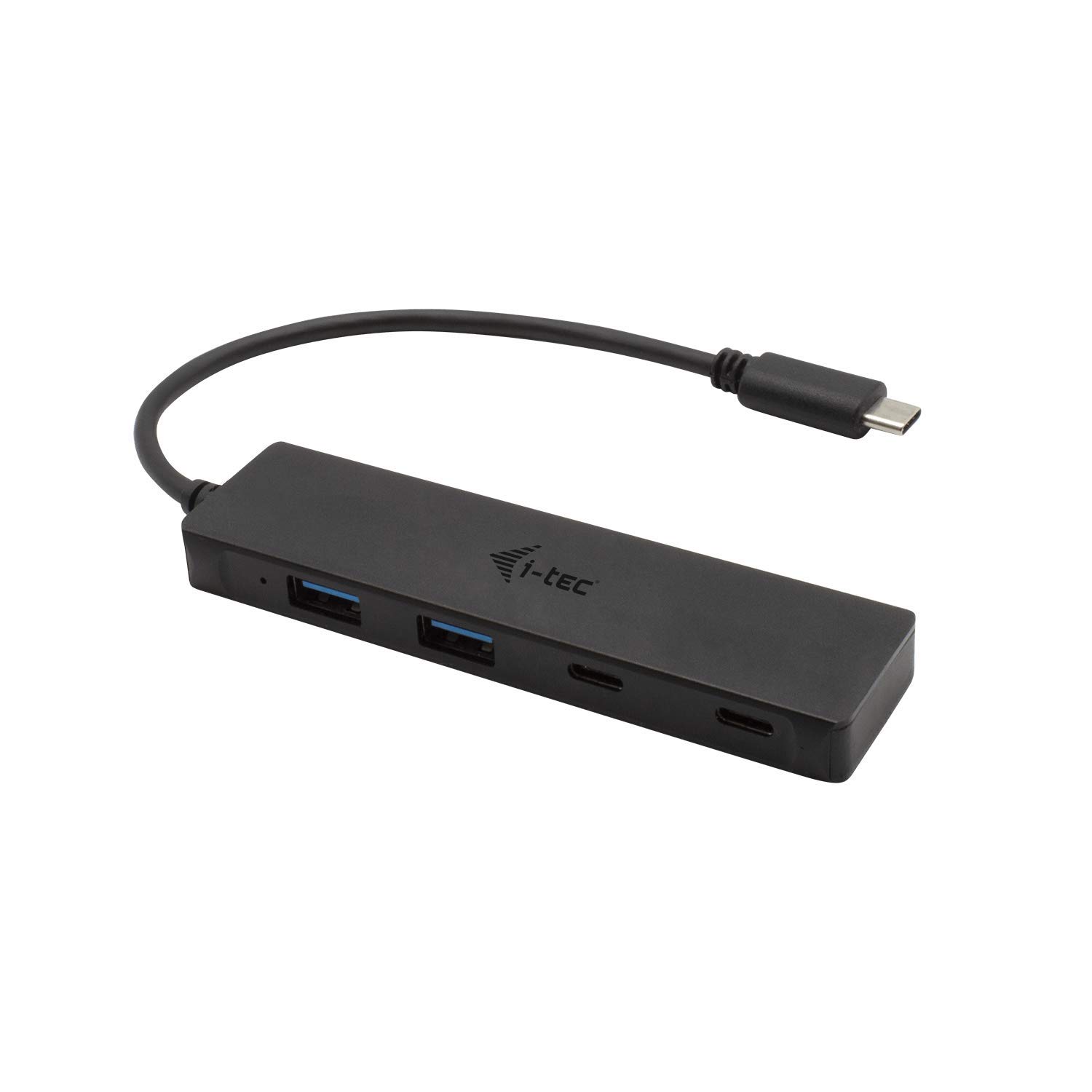 i-tec-usb-c-hub-mit-2x-usb-3-0-und-2x-usb-c-19-cm-usb-c-kabel-f-r-notebook-table image 1