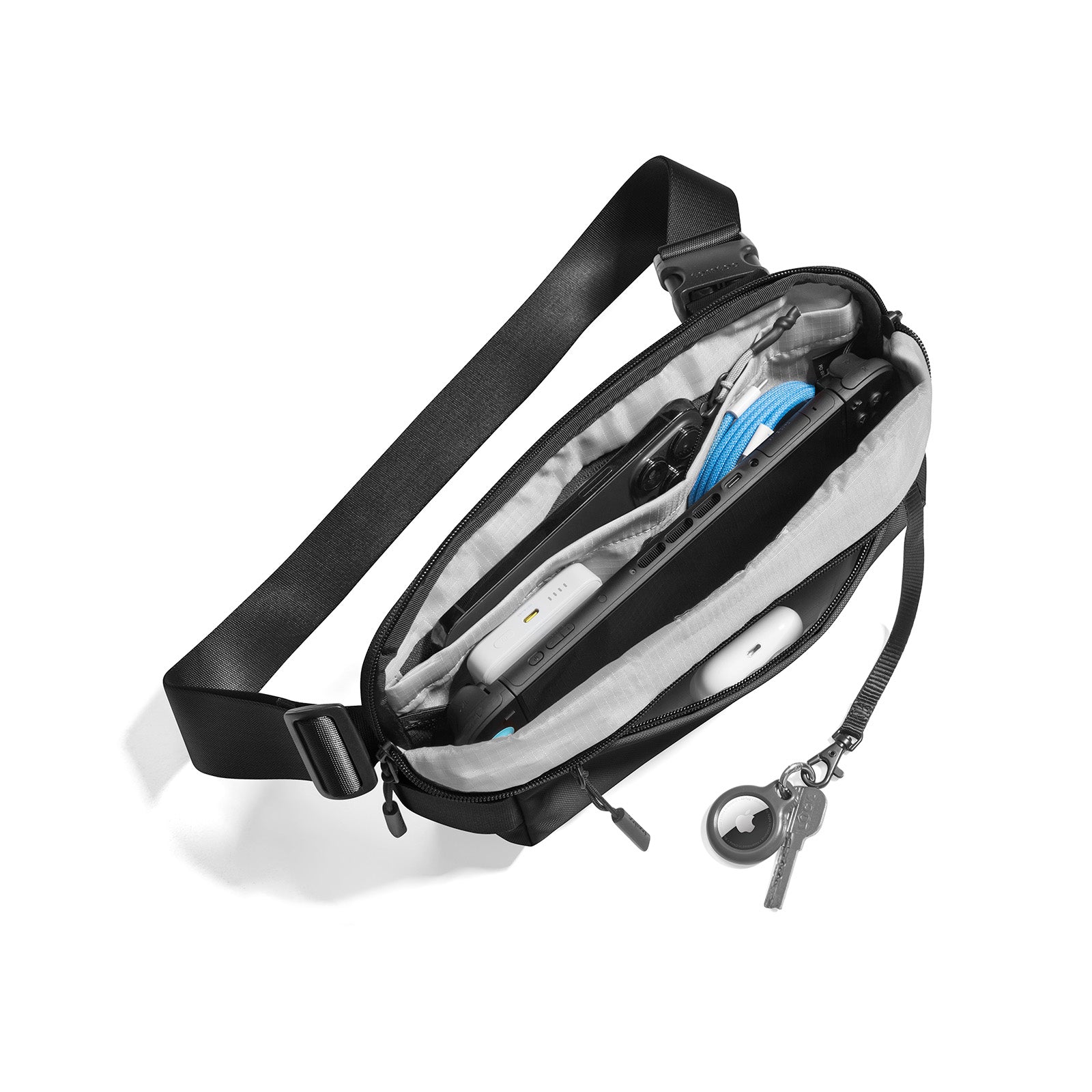 tomtoc-explorer-t21-sling-bag-3l-840d-polyester-3-f-cher-wasserabweisend-mengenr image 2