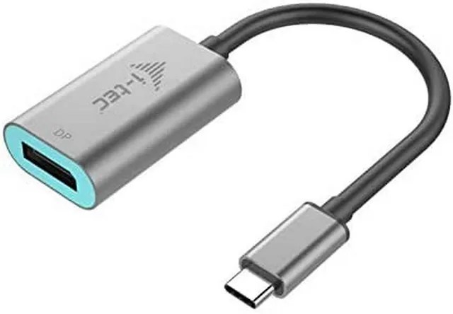 i-tec-usb-c-auf-displayport-metall-adapter-60hz-4k-ultra-hd-thunderbolt-3-kompat image 1