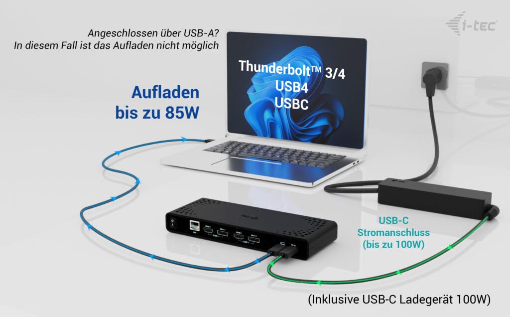 i-tec-universelle-dockingstation-dual-4k-display-mit-85w-power-delivery-2x-displ image 2