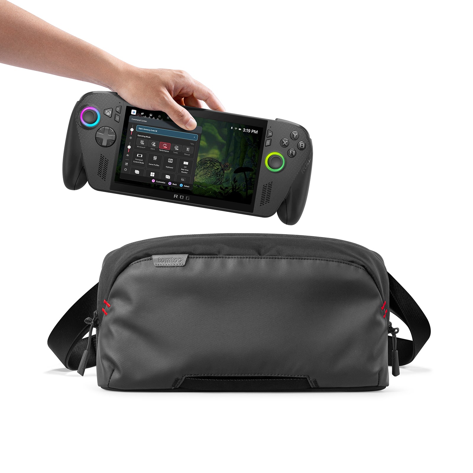 tomtoc-arccos-g47-reisetasche-f-r-steam-deck-oled-rog-ally-legion-go-playstation image 7